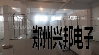 郟縣第一高中學(xué)生浴室IC卡水控系統安裝現場(chǎng)