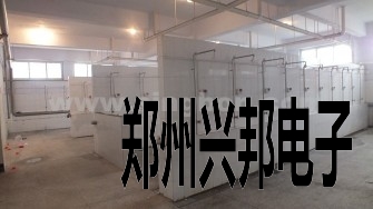 郟縣第一高中學(xué)生浴室IC卡水控系統安裝現場(chǎng)