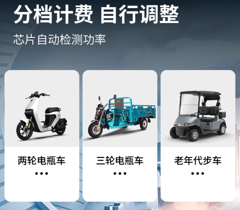 4G智能掃碼充電插座2路 戶(hù)外小區電瓶電動(dòng)車(chē)充電樁家用刷卡